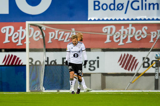 Gjermund Åsen of Rosenborg reacts