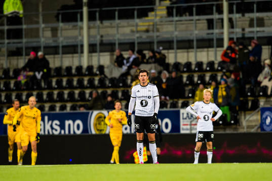 Pål Andre Helland of Rosenborg looks dejected