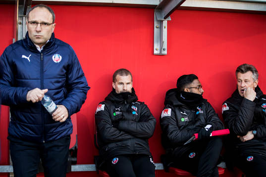 Helsingborgs tränare Per-Ola Ljung, assisterande tränare