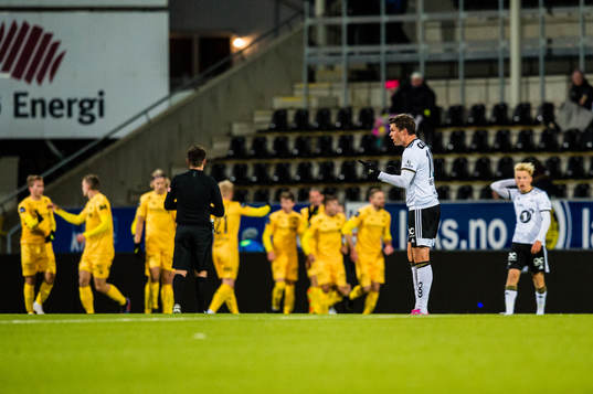 Pål Andre Helland of Rosenborg looks dejected