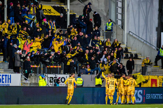 Morten Ågnes Konradsen of Bodø/Glimt celebrates