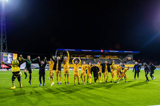 Players of Bodø/Glimt celebrates