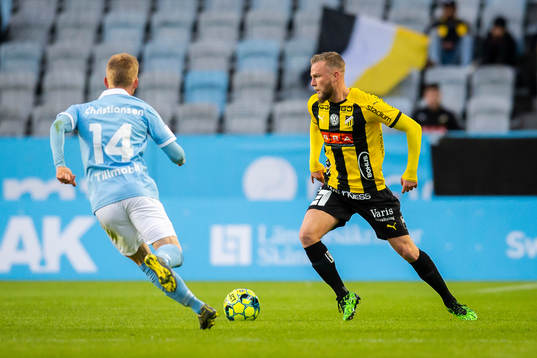 Malmö FFs Anders Christiansen och Häckens Alexander