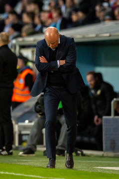 Malmö FFs tränare Uwe Rösler deppar