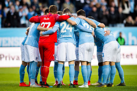 Malmö FFs spelare samlas