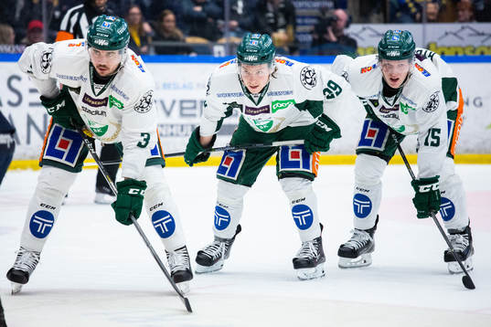 Färjestads Jens Westin, Oskar Steen och Gustav Rydahl
