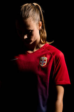 Caroline Graham Hansen of Norway poses for a portrait