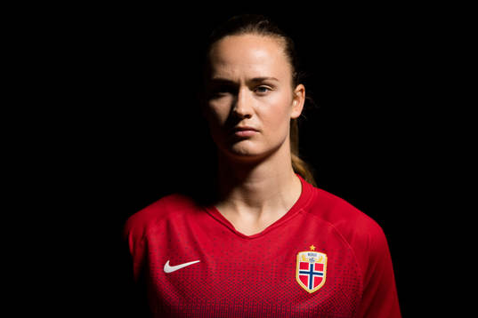 Caroline Graham Hansen of Norway poses for a portrait
