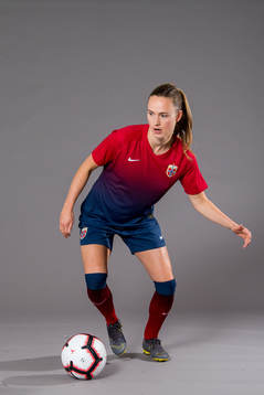 Caroline Graham Hansen of Norway poses for a portrait