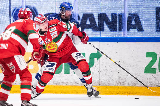 Leksands Mattias Karlsson och Moras Sebastian Hartmann