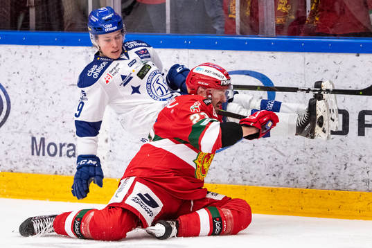 Leksands Marcus Karlberg   och Moras Tomas Skogs