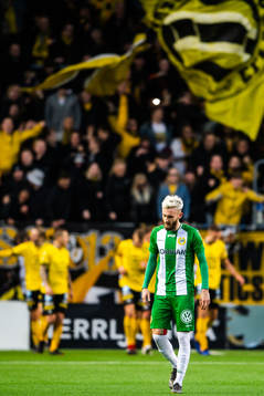 Hammarbys Simon Sandberg deppar
