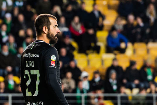Hammarbys målvakt Gianluca Curci