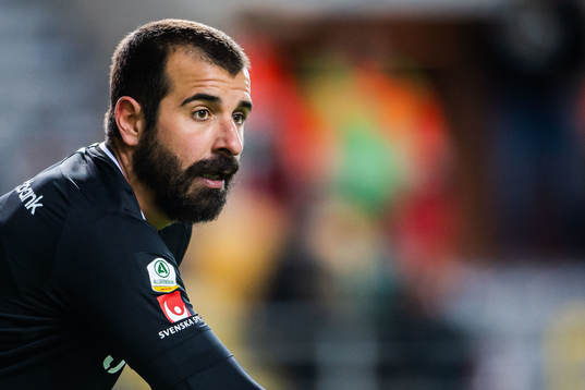 Hammarbys målvakt Gianluca Curci