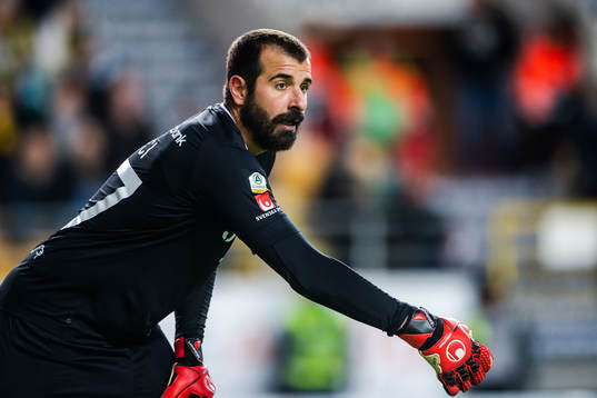 Hammarbys målvakt Gianluca Curci