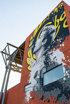 Exteriör på Borås arena