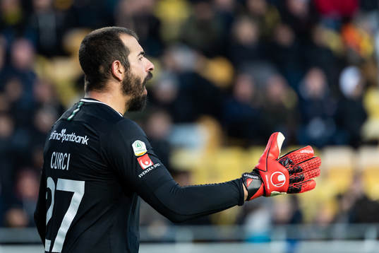 Hammarbys målvakt Gianluca Curci