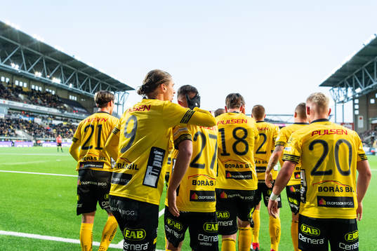 Elfsborgs spelare jublar