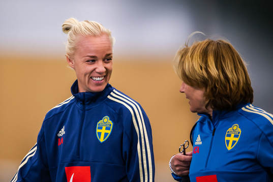 Caroline Seger of the Swedish women national football team