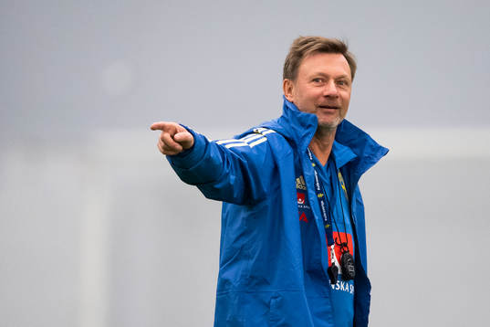 Peter Gerhardsson, head coach of the Swedish women national