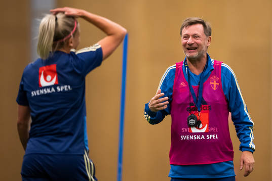 Peter Gerhardsson, head coach of the Swedish women national
