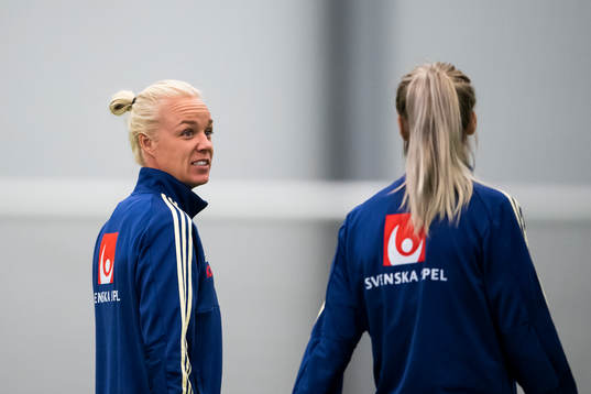 Caroline Seger of the Swedish women national football team