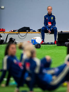Caroline Seger of the Swedish women national football team
