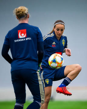 Kosovare Asllani of the Swedish women national football team
