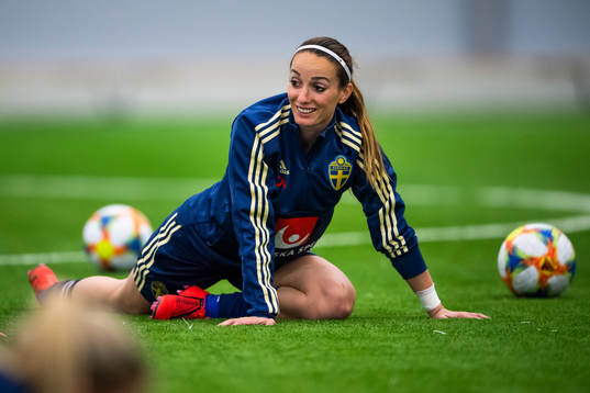 Kosovare Asllani of the Swedish women national football team