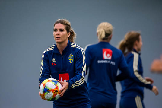 Hanna Folkesson of the Swedish women national football team