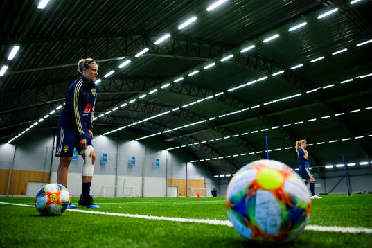 Lina Hurtig of the Swedish women national football team