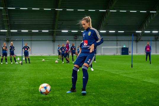 Sweden's Nathalie Björn of the Swedish women national