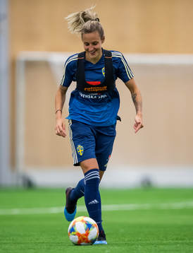 Sweden's Nathalie Björn of the Swedish women national
