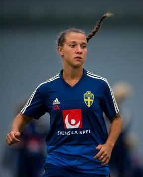 Julia Zigiotti Olme of the Swedish women national football