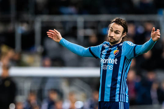 Djurgårdens Kevin Walker deppar