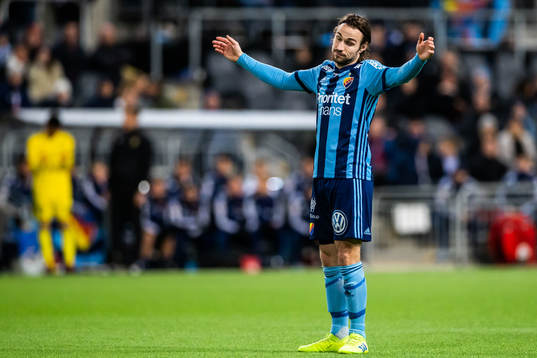 Djurgårdens Kevin Walker deppar