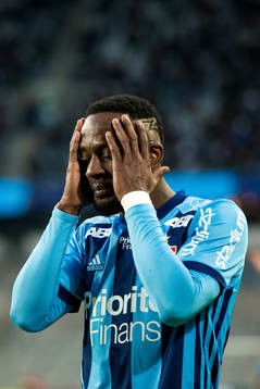 Djurgårdens Mohamed Buya Turay deppar