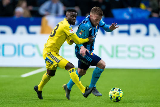 Sundsvalls Maic Sema och Djurgårdens Nicklas Bärkroth