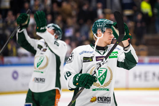 Färjestads Axel Ottosson deppar