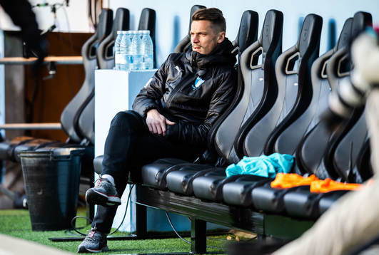 Malmö FFs Markus Rosenberg på bänken