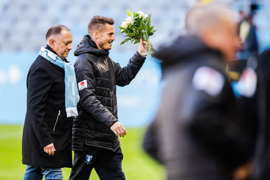 Malmö FFs Markus Rosenberg prisas