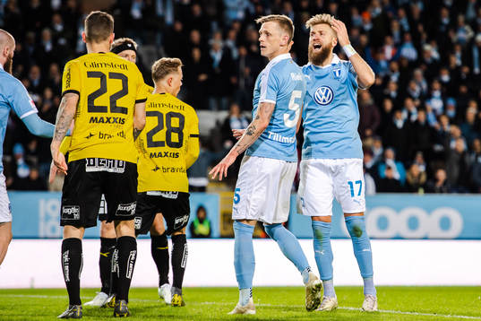 Malmö FFs Rasmus Bengtsson deppar