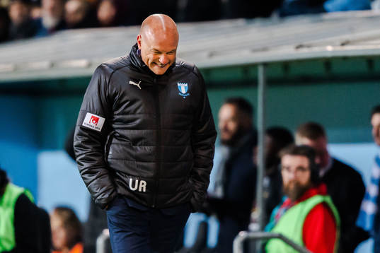 Malmö FFs tränare Uwe Rösler deppar