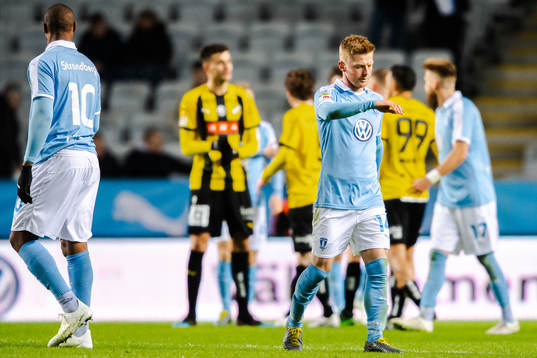 Malmö FFs Anders Christiansen deppar