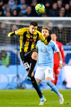 Häckens Alexander Jeremejeff och Malmö FFs Rasmus