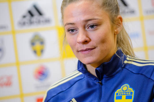 Fridolina Rolfö of the Swedish women national football team