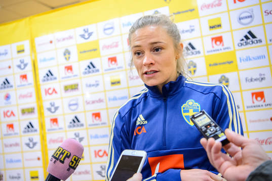 Fridolina Rolfö of the Swedish women national football team
