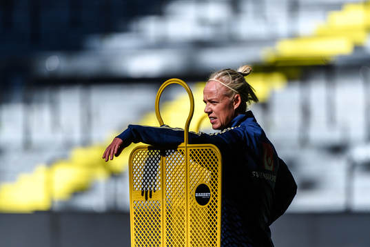Caroline Seger of the Swedish women national football team