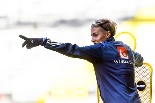 Lina Hurtig of the Swedish women national football team