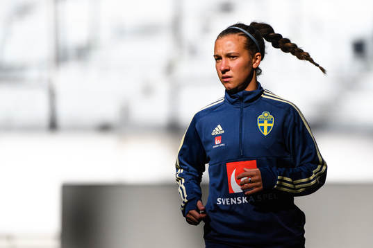 Julia Zigiotti Olme of the Swedish women national football